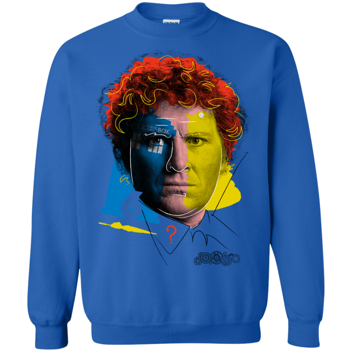 Sweatshirts Royal / S Doctor Warwhol 6 Crewneck Sweatshirt