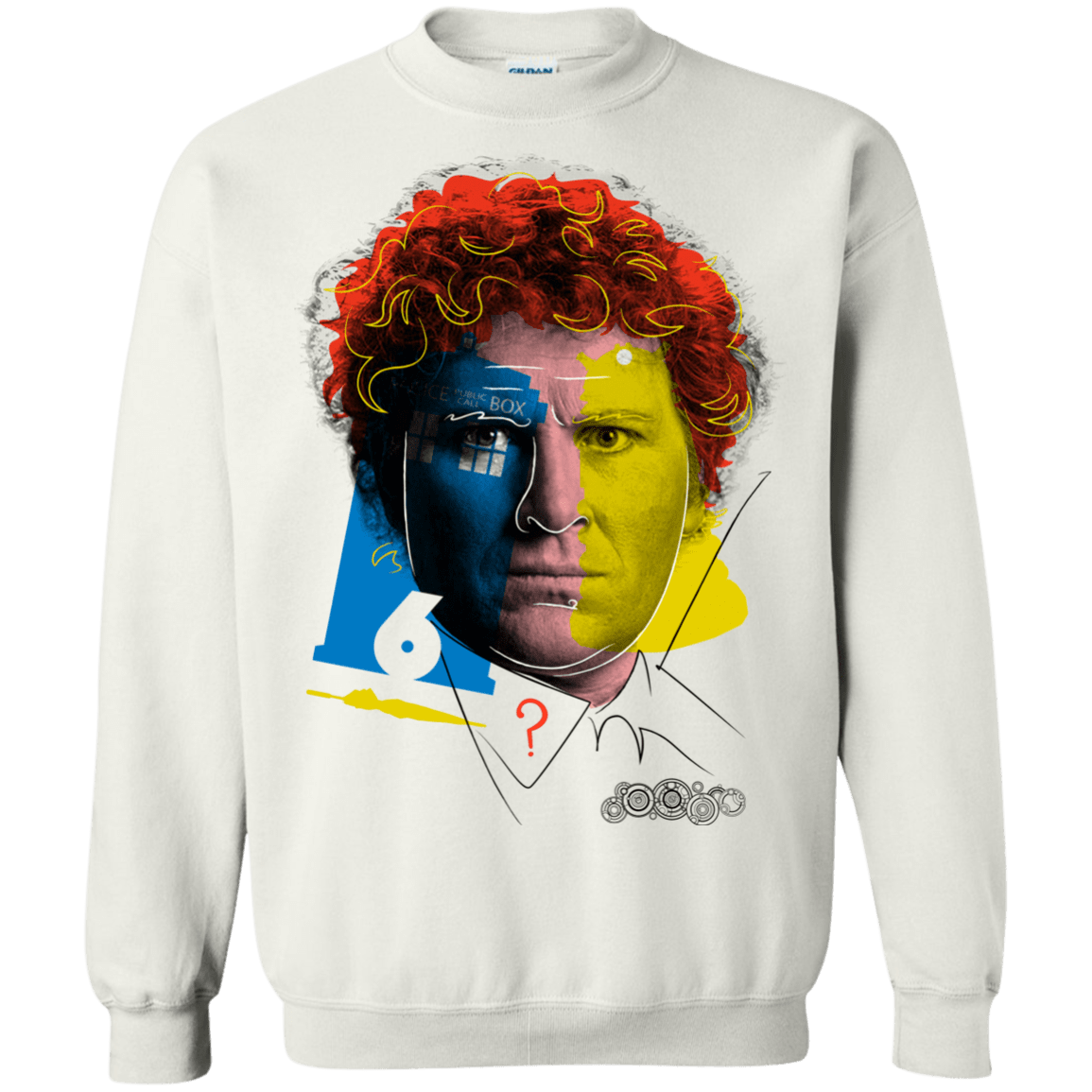 Sweatshirts White / S Doctor Warwhol 6 Crewneck Sweatshirt