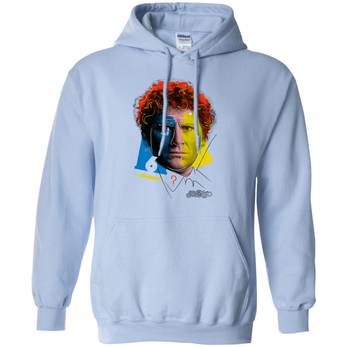 Sweatshirts Light Blue / S Doctor Warwhol 6 Pullover Hoodie