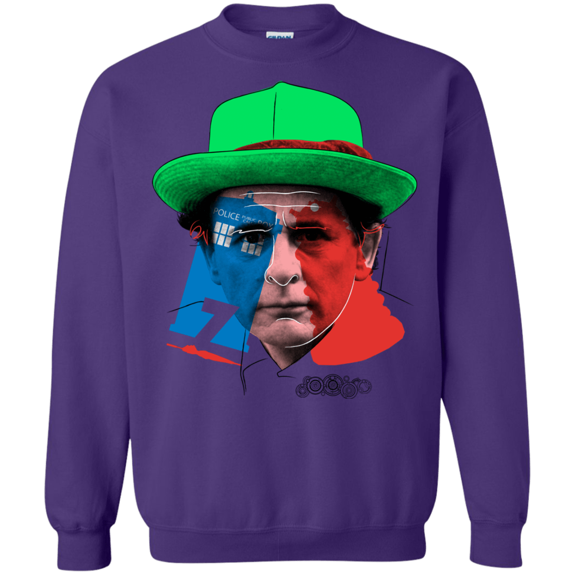 Sweatshirts Purple / S Doctor Warwhol 7 Crewneck Sweatshirt