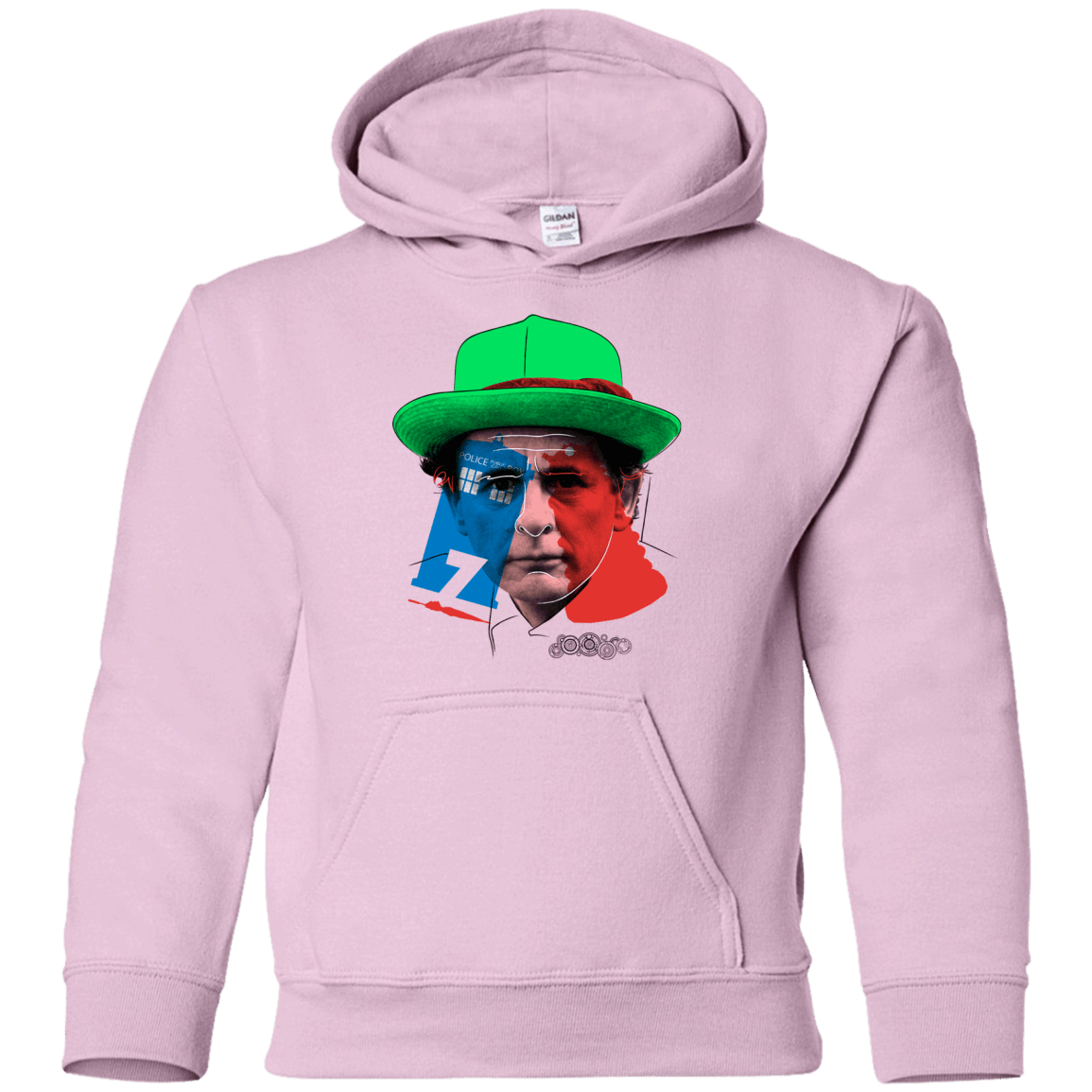 Sweatshirts Light Pink / YS Doctor Warwhol 7 Youth Hoodie