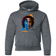 Sweatshirts Dark Heather / YS Doctor Warwhol 8 Youth Hoodie