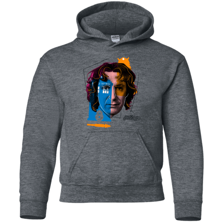 Sweatshirts Dark Heather / YS Doctor Warwhol 8 Youth Hoodie