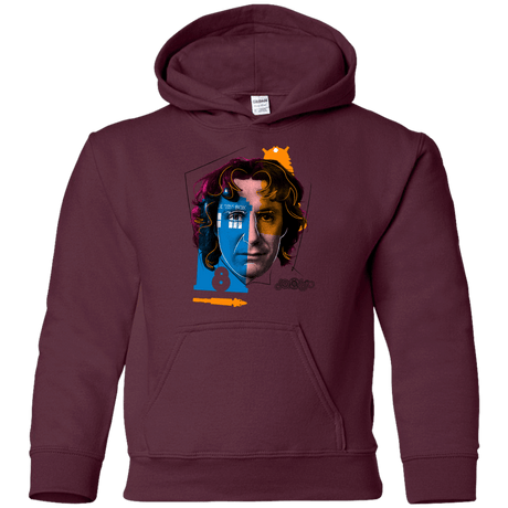 Sweatshirts Maroon / YS Doctor Warwhol 8 Youth Hoodie