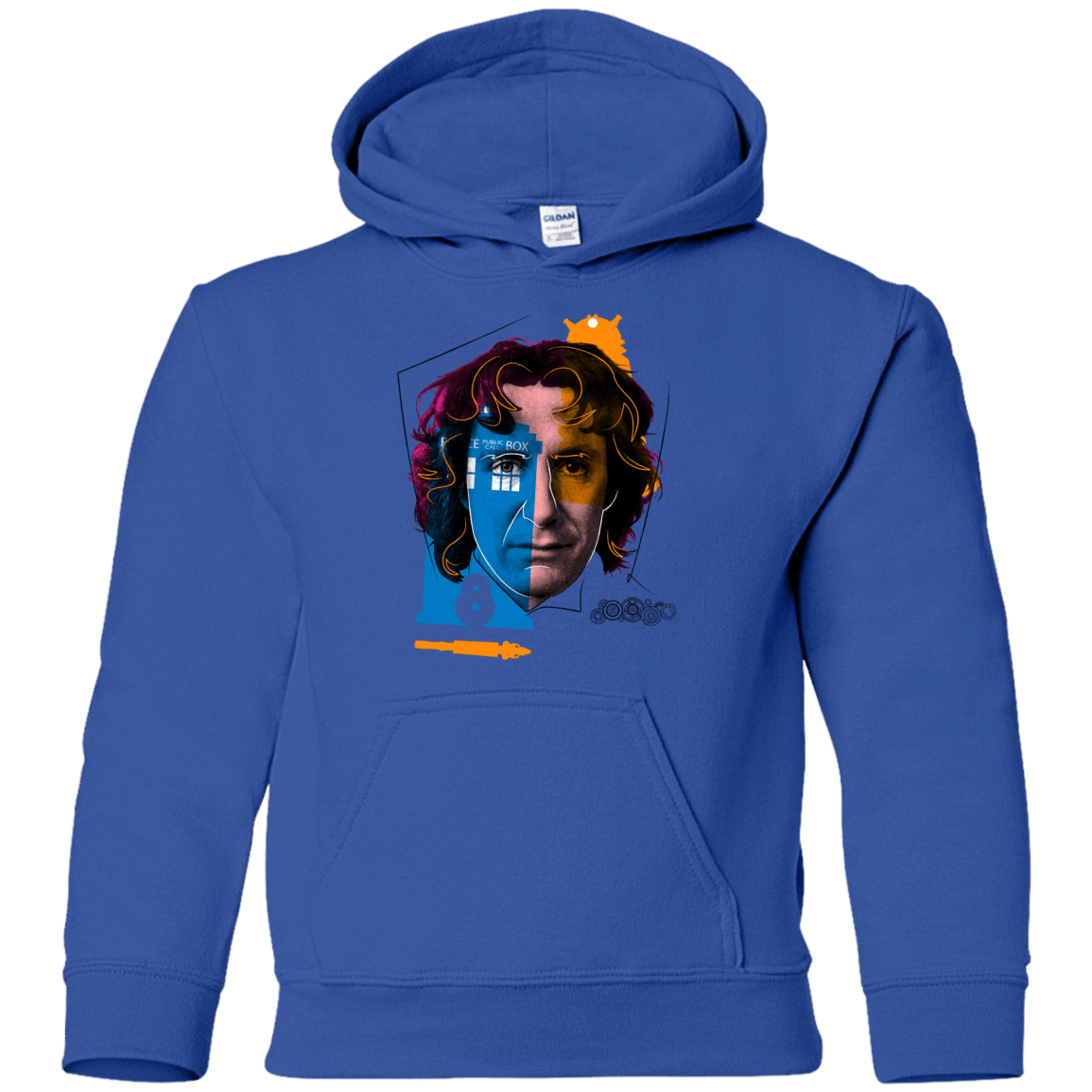 Sweatshirts Royal / YS Doctor Warwhol 8 Youth Hoodie