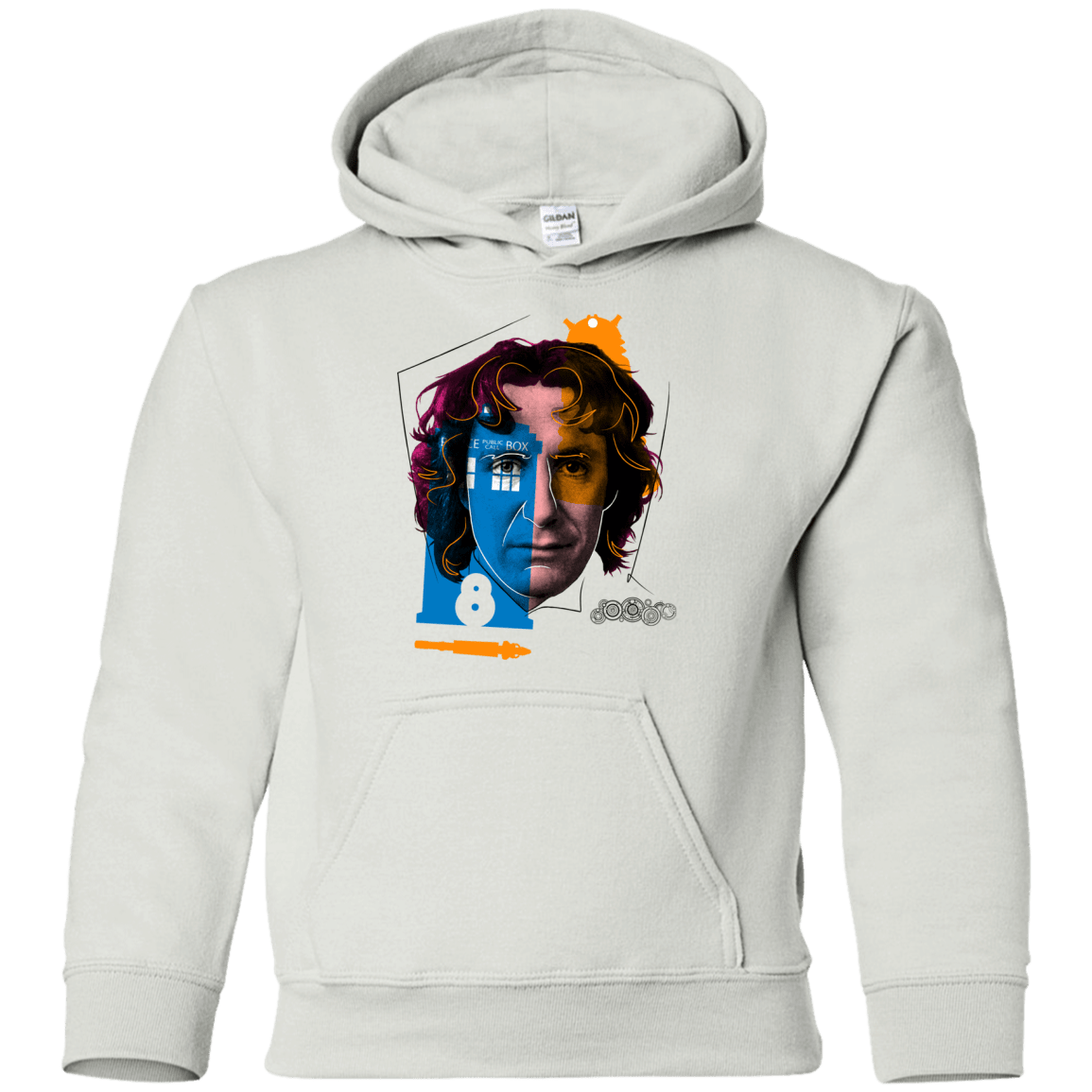 Sweatshirts White / YS Doctor Warwhol 8 Youth Hoodie