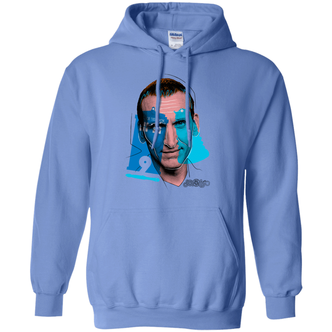 Sweatshirts Carolina Blue / S Doctor Warwhol 9 Pullover Hoodie