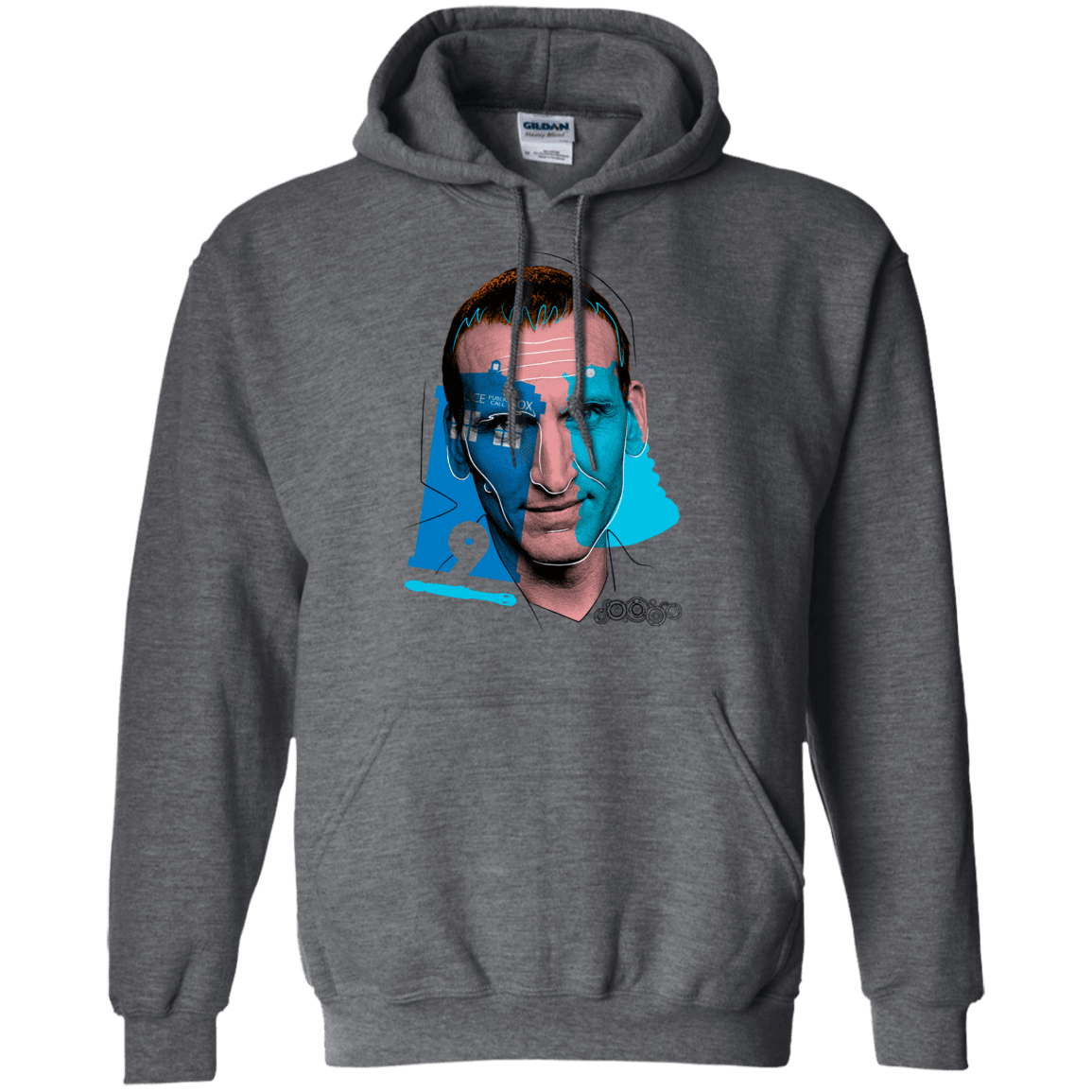 Sweatshirts Dark Heather / S Doctor Warwhol 9 Pullover Hoodie