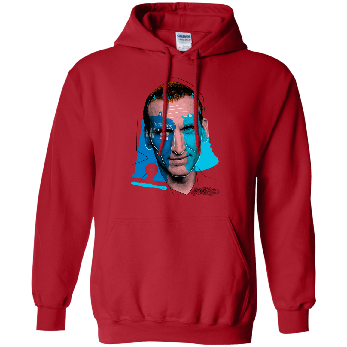 Sweatshirts Red / S Doctor Warwhol 9 Pullover Hoodie