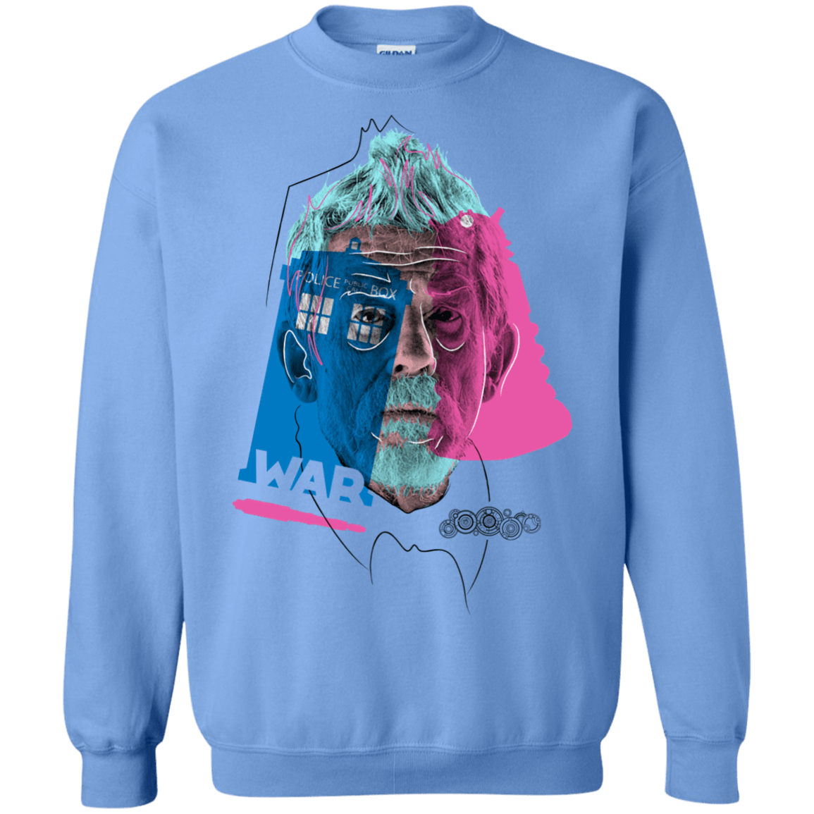 Sweatshirts Carolina Blue / S Doctor Warwhol War Crewneck Sweatshirt