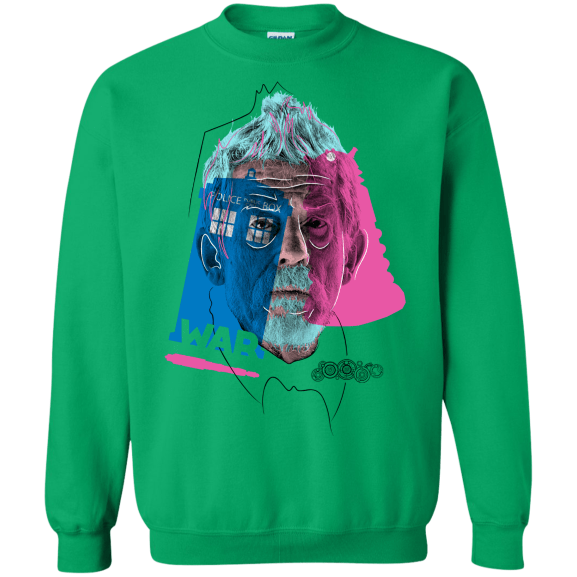 Sweatshirts Irish Green / S Doctor Warwhol War Crewneck Sweatshirt