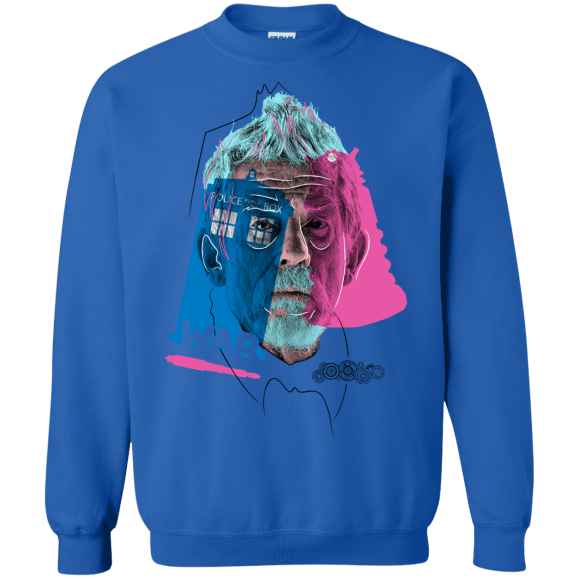 Sweatshirts Royal / S Doctor Warwhol War Crewneck Sweatshirt