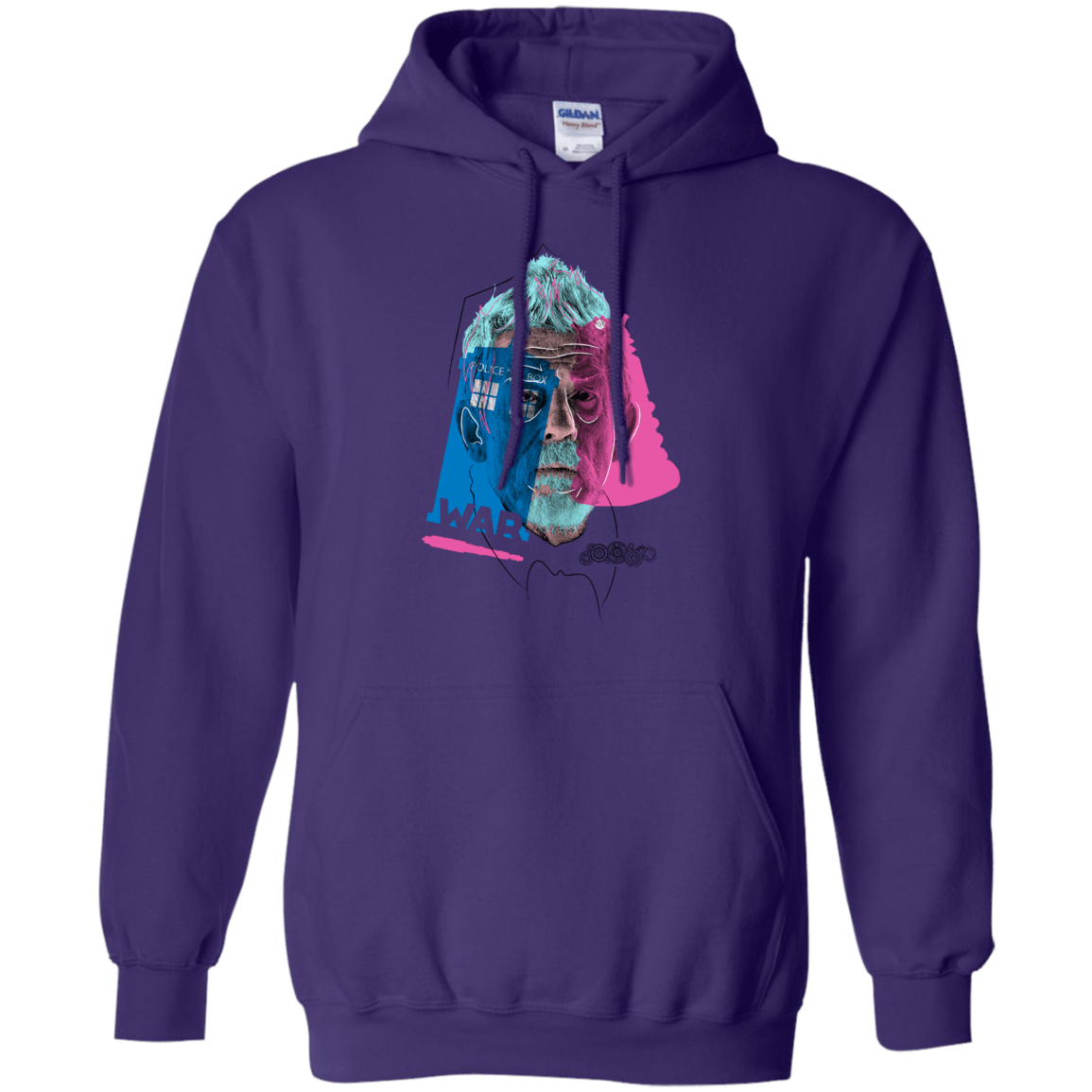 Sweatshirts Purple / S Doctor Warwhol War Pullover Hoodie