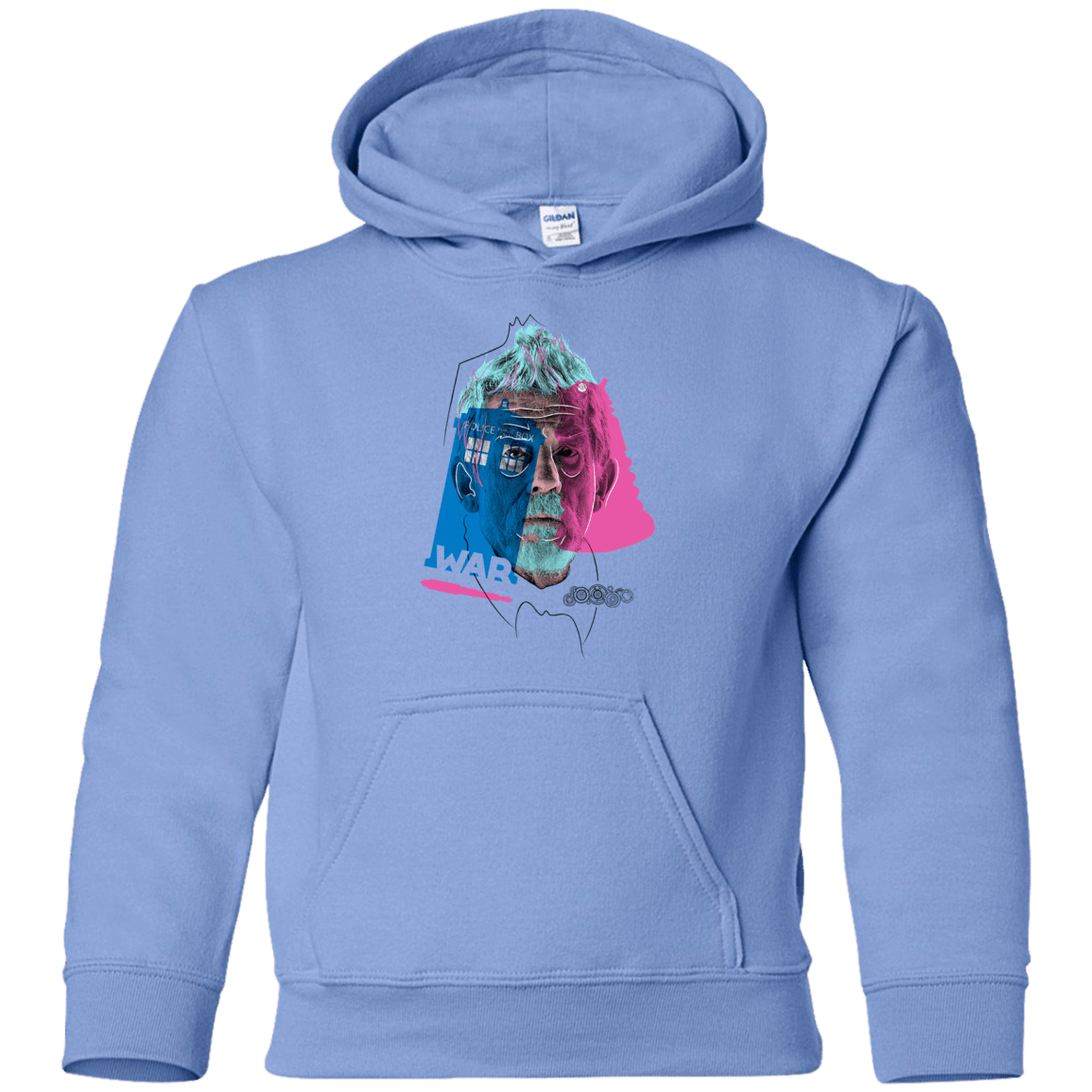 Sweatshirts Carolina Blue / YS Doctor Warwhol War Youth Hoodie