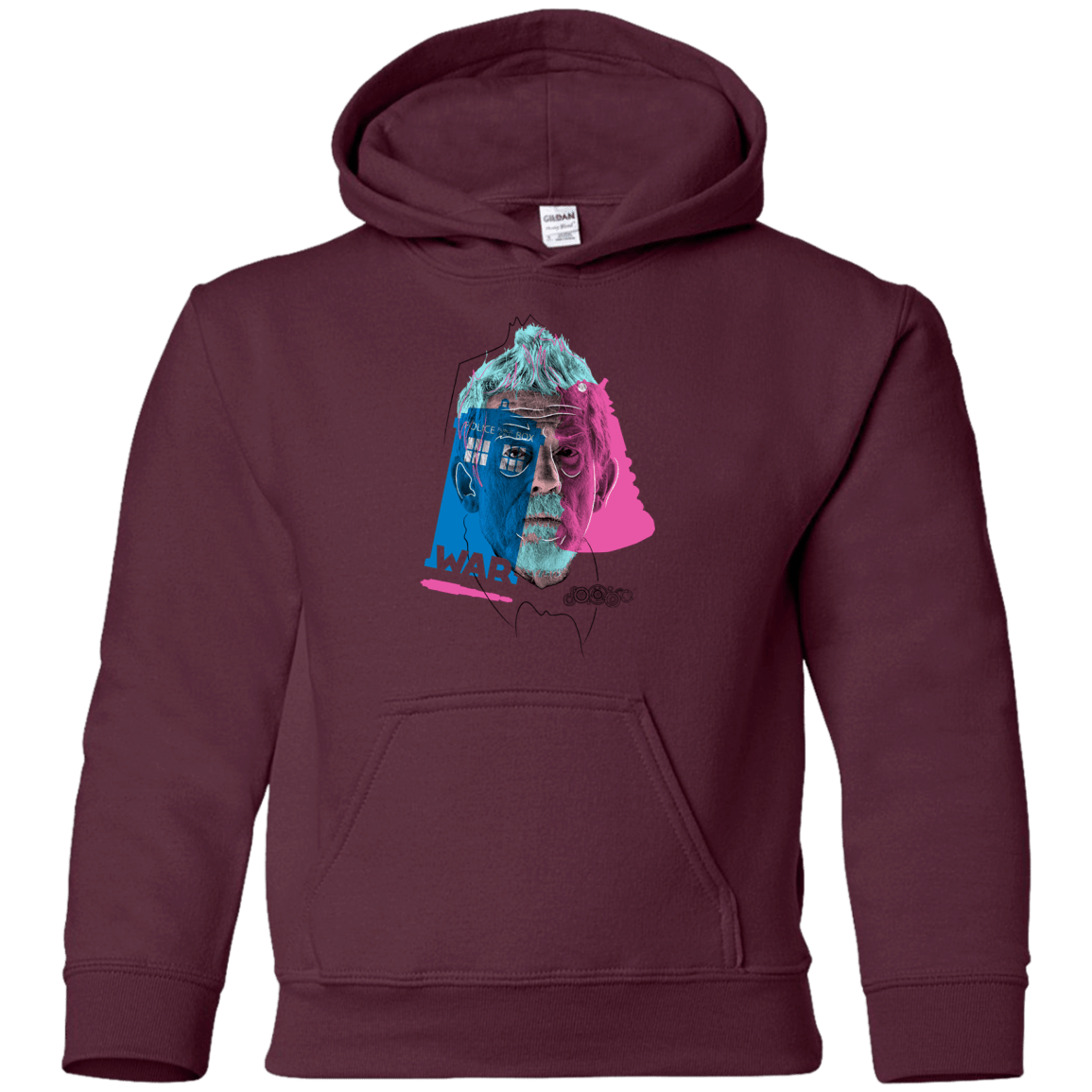 Sweatshirts Maroon / YS Doctor Warwhol War Youth Hoodie