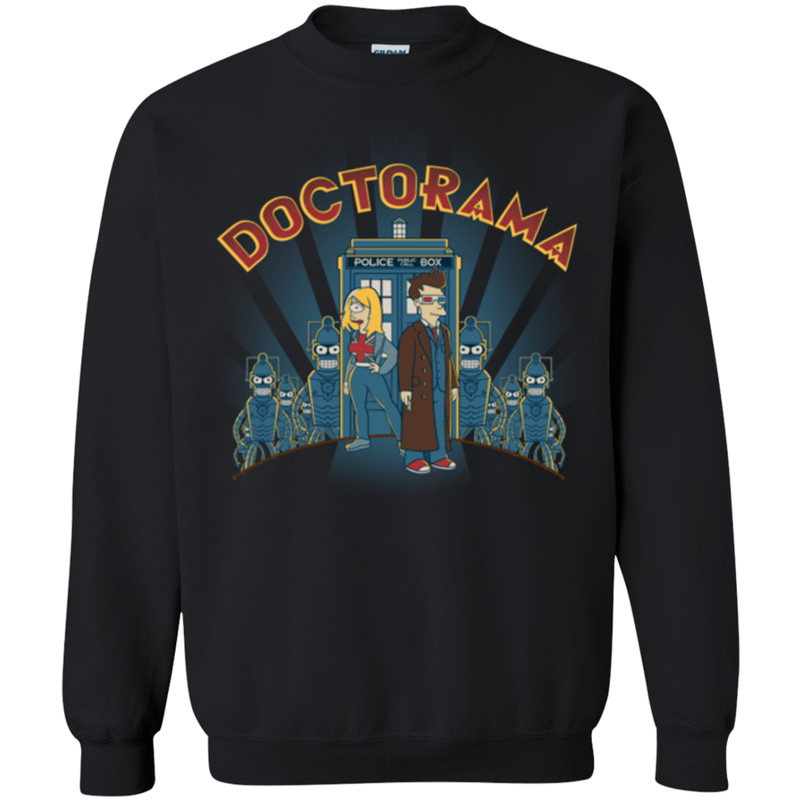 Sweatshirts Black / Small Doctorama (1) Crewneck Sweatshirt