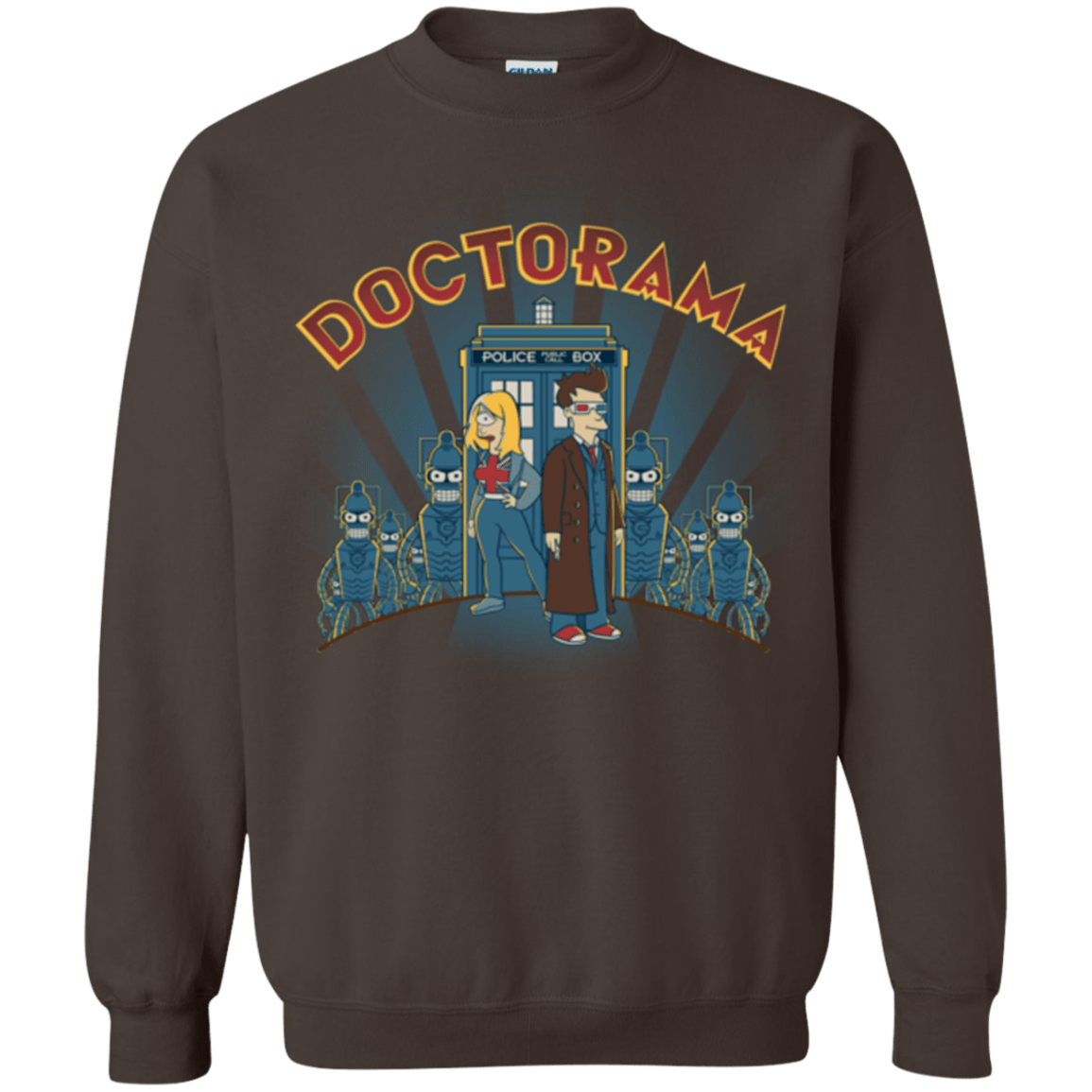 Sweatshirts Dark Chocolate / Small Doctorama (1) Crewneck Sweatshirt