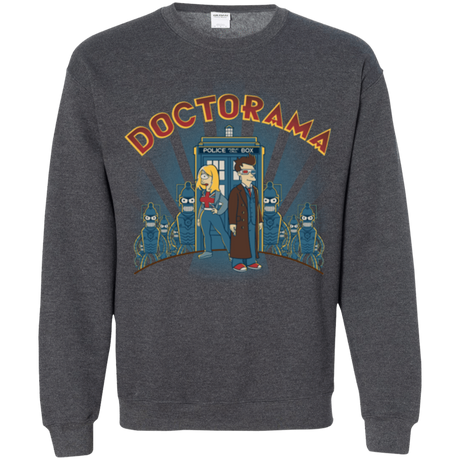 Sweatshirts Dark Heather / Small Doctorama (1) Crewneck Sweatshirt