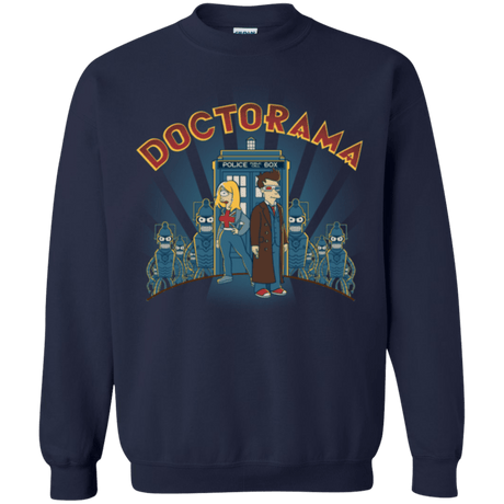 Sweatshirts Navy / Small Doctorama (1) Crewneck Sweatshirt
