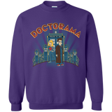 Sweatshirts Purple / Small Doctorama (1) Crewneck Sweatshirt