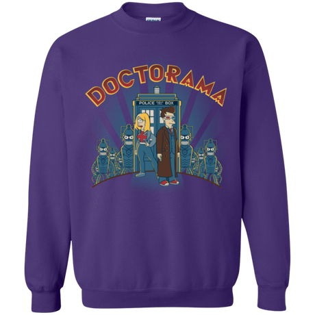 Sweatshirts Purple / Small Doctorama (1) Crewneck Sweatshirt