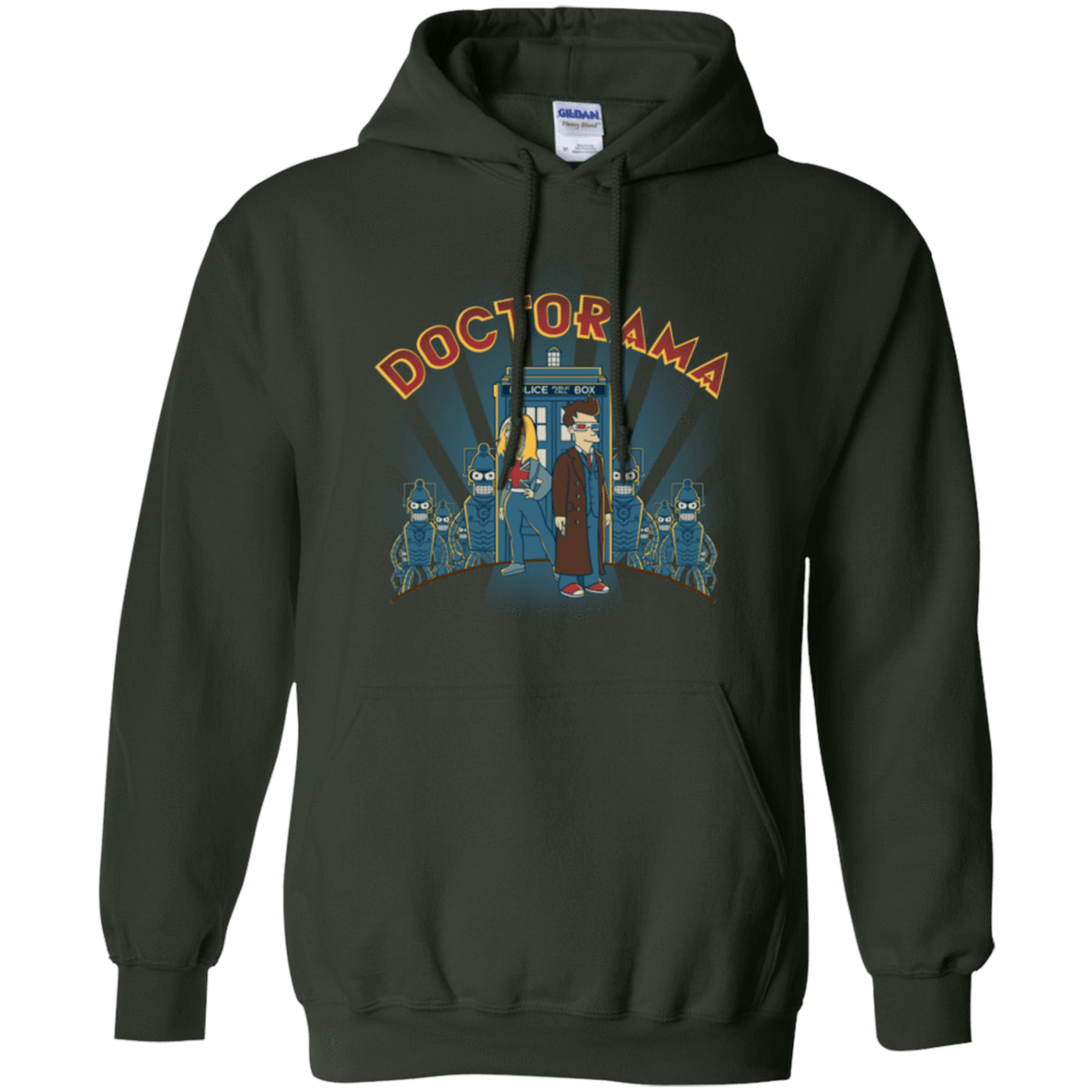 Sweatshirts Forest Green / Small Doctorama (1) Pullover Hoodie