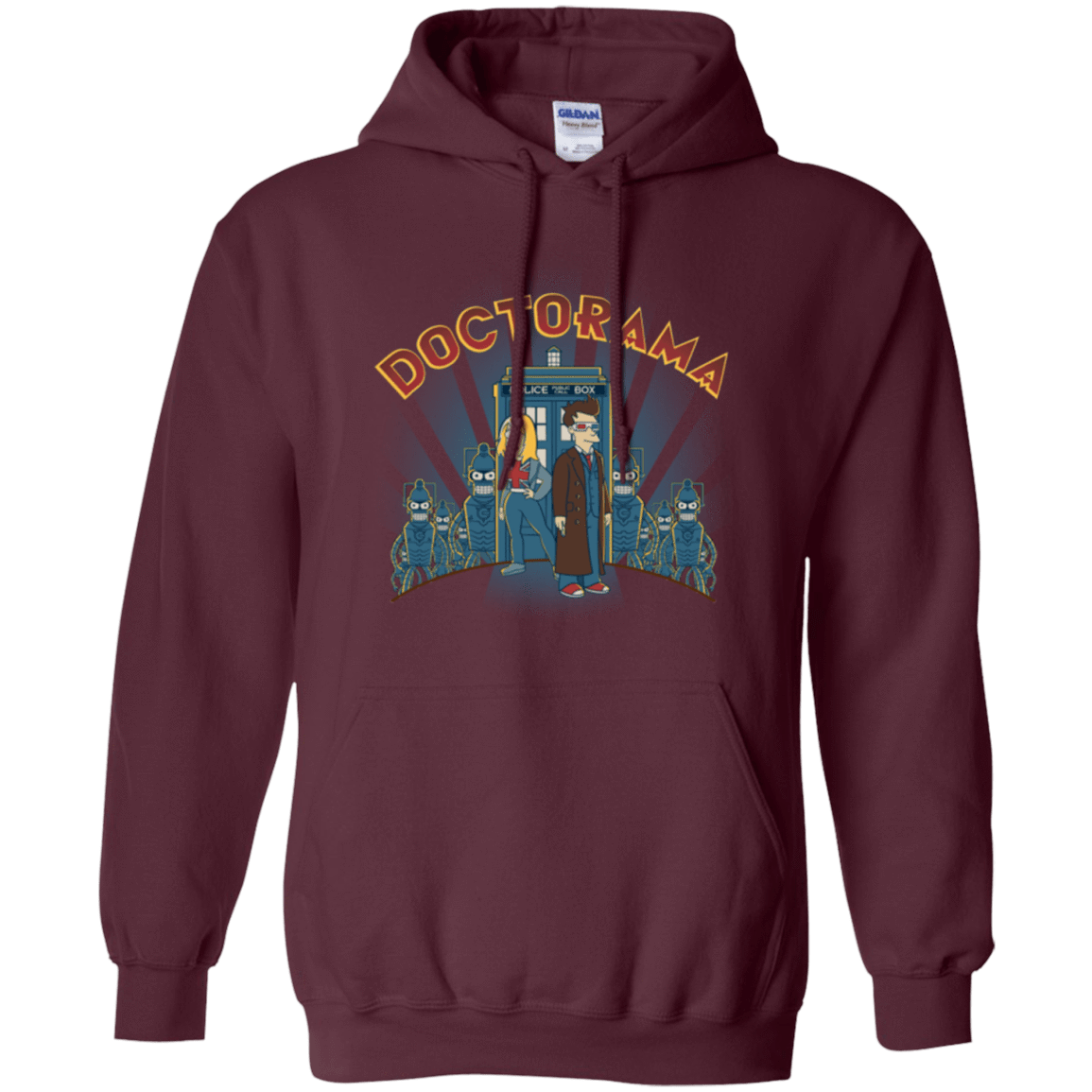 Sweatshirts Maroon / Small Doctorama (1) Pullover Hoodie