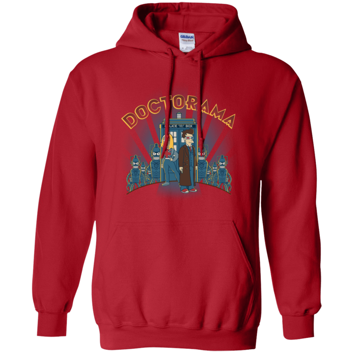 Sweatshirts Red / Small Doctorama (1) Pullover Hoodie