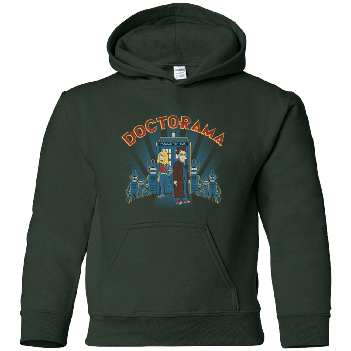 Sweatshirts Forest Green / YS Doctorama (1) Youth Hoodie