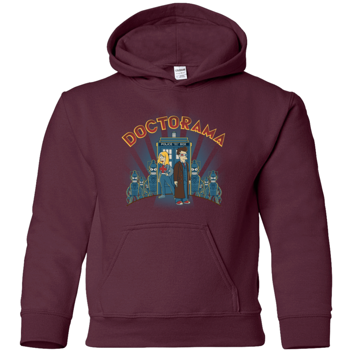Sweatshirts Maroon / YS Doctorama (1) Youth Hoodie