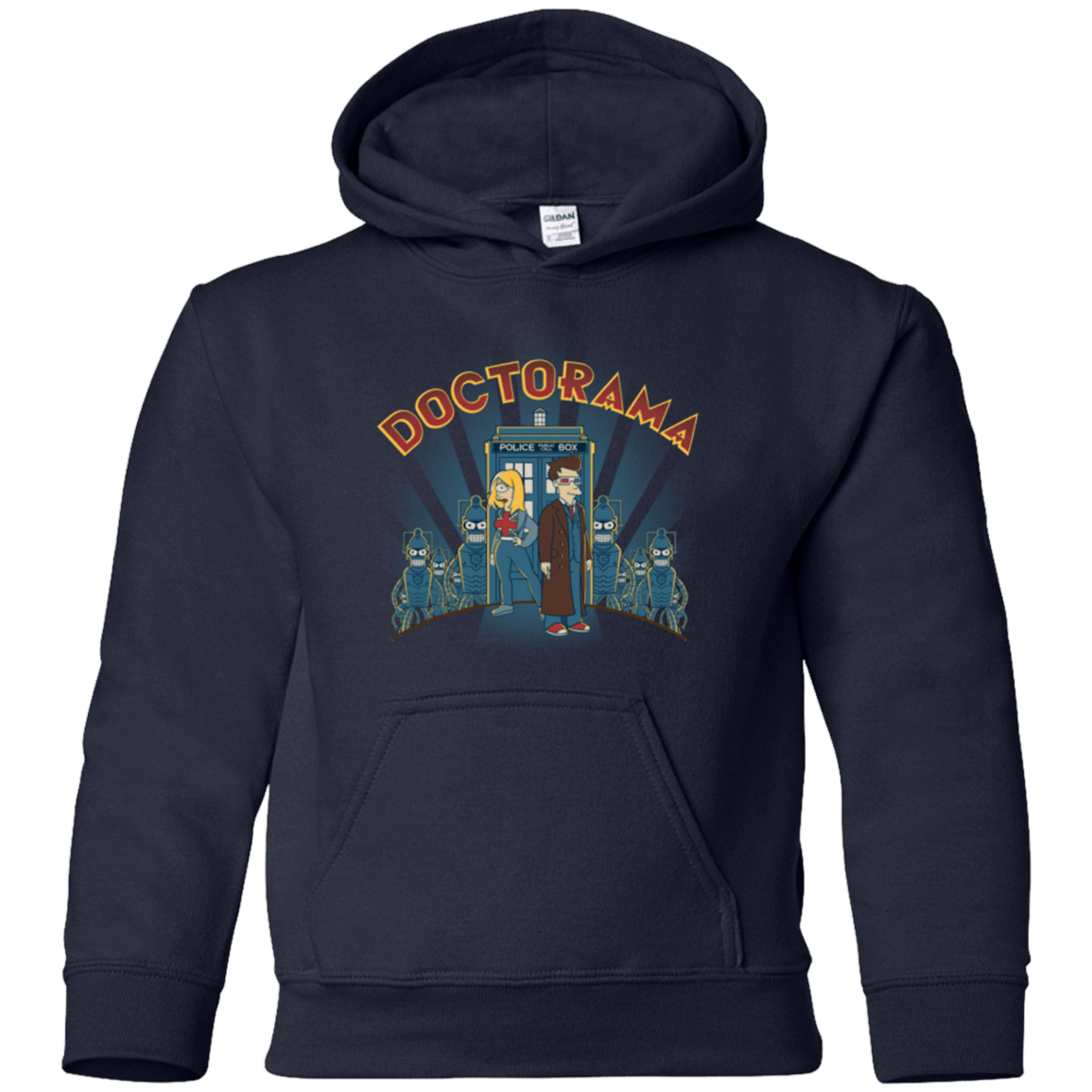 Sweatshirts Navy / YS Doctorama (1) Youth Hoodie