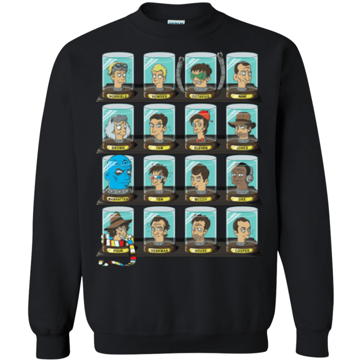 Sweatshirts Black / Small Doctorama Crewneck Sweatshirt