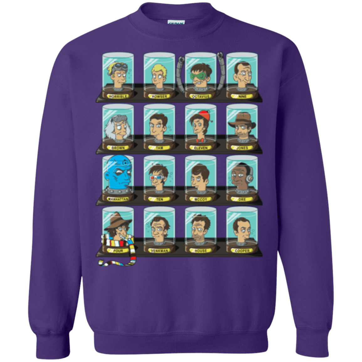 Sweatshirts Purple / Small Doctorama Crewneck Sweatshirt