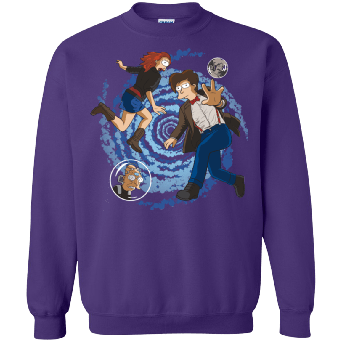 Sweatshirts Purple / Small Doctorama Returns Crewneck Sweatshirt
