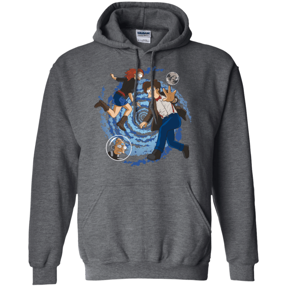 Sweatshirts Dark Heather / Small Doctorama Returns Pullover Hoodie
