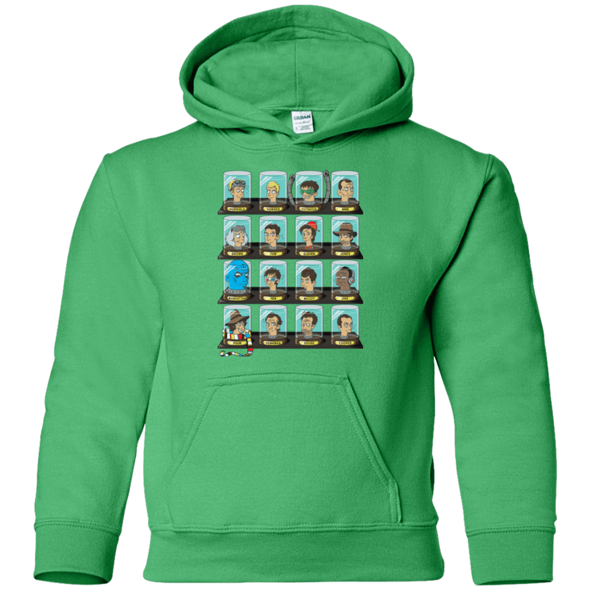 Sweatshirts Irish Green / YS Doctorama Youth Hoodie