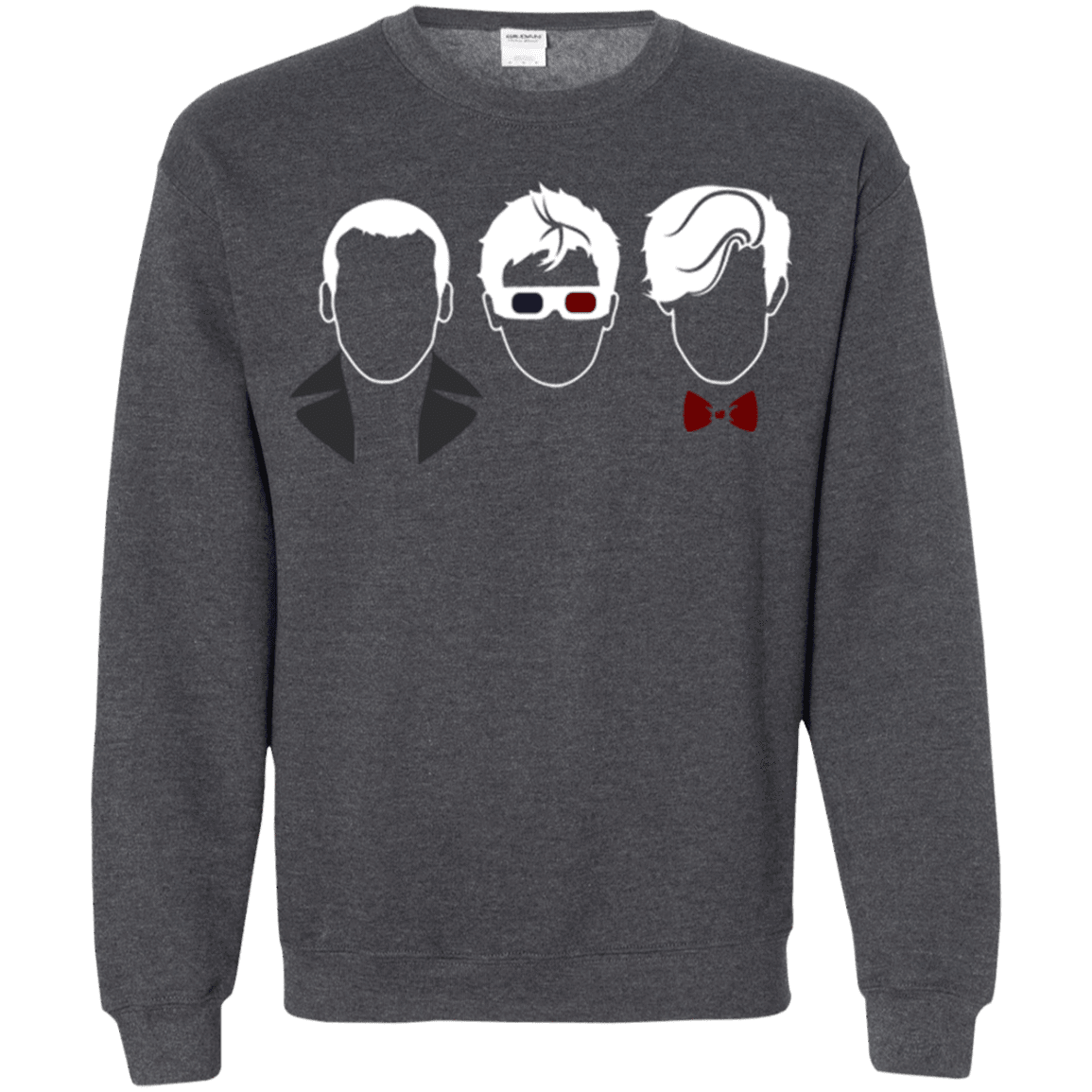 Sweatshirts Dark Heather / Small Doctors3 Crewneck Sweatshirt