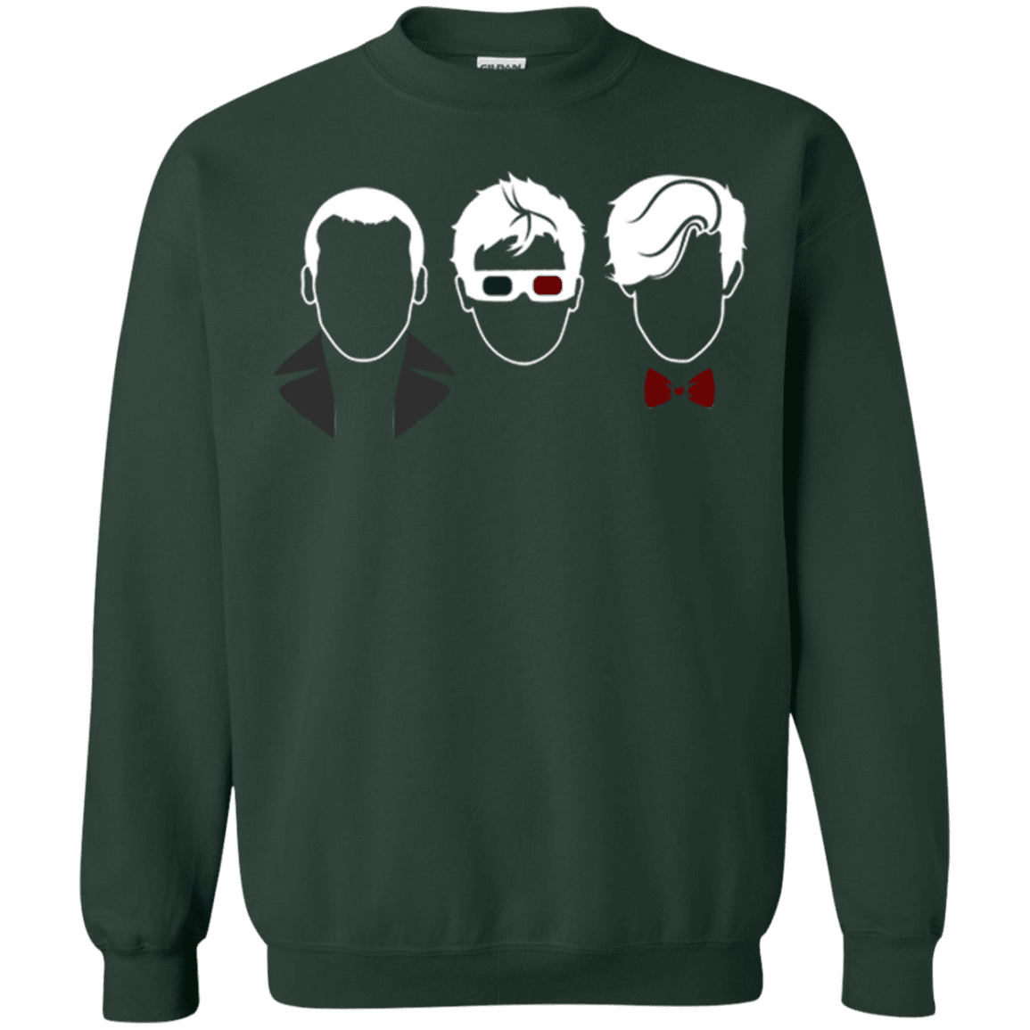 Sweatshirts Forest Green / Small Doctors3 Crewneck Sweatshirt