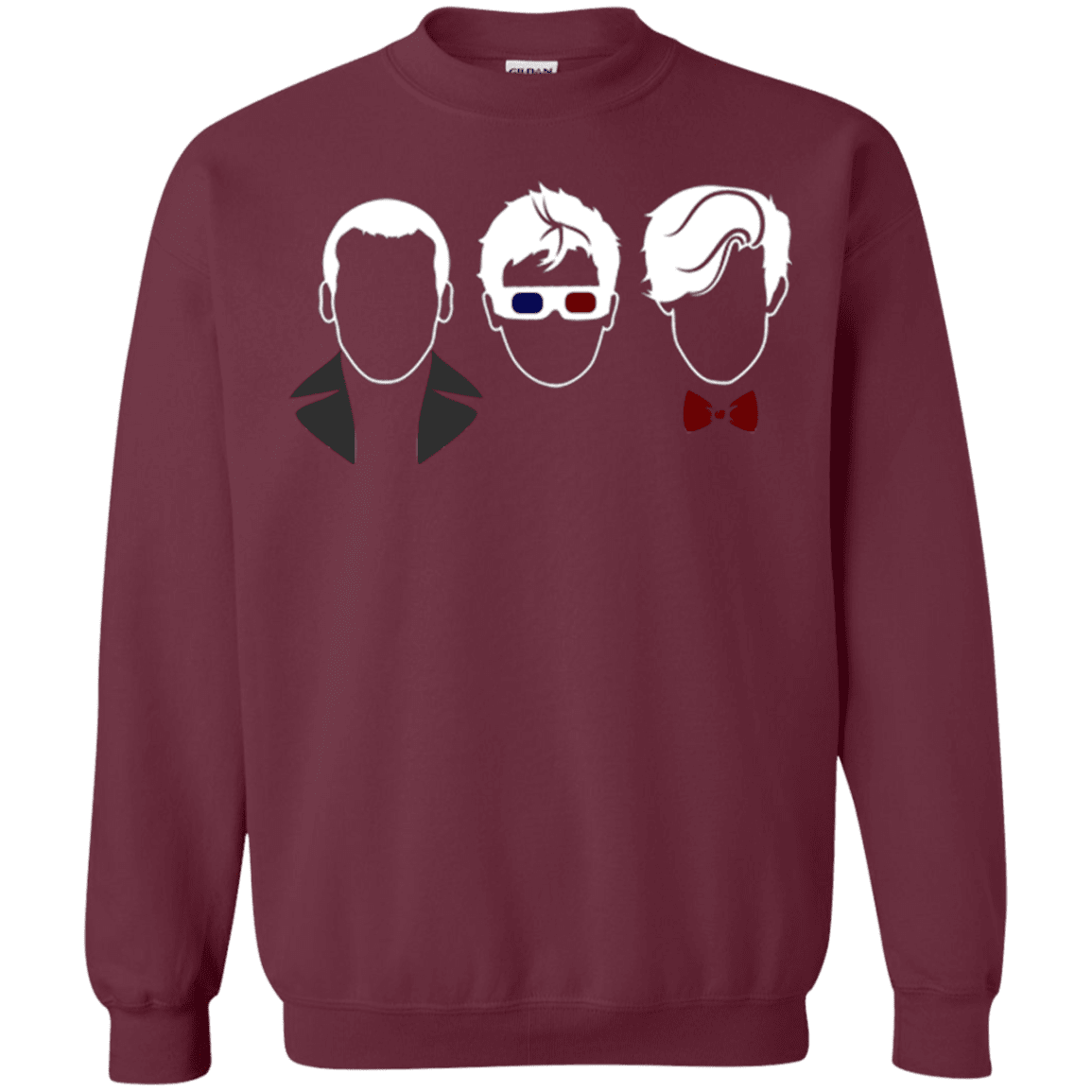 Sweatshirts Maroon / Small Doctors3 Crewneck Sweatshirt