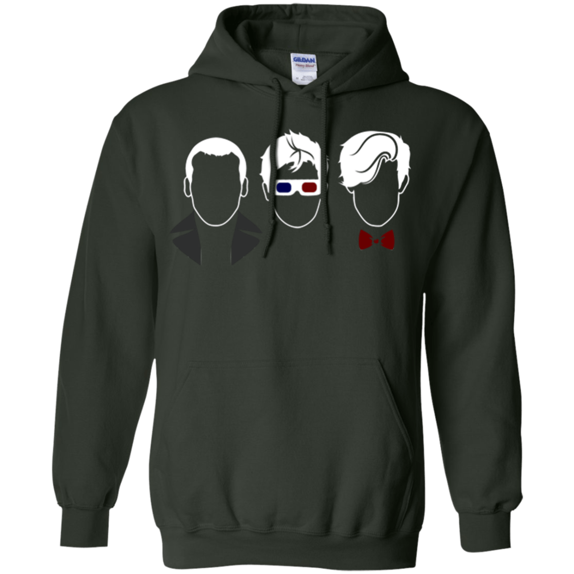 Sweatshirts Forest Green / Small Doctors3 Pullover Hoodie