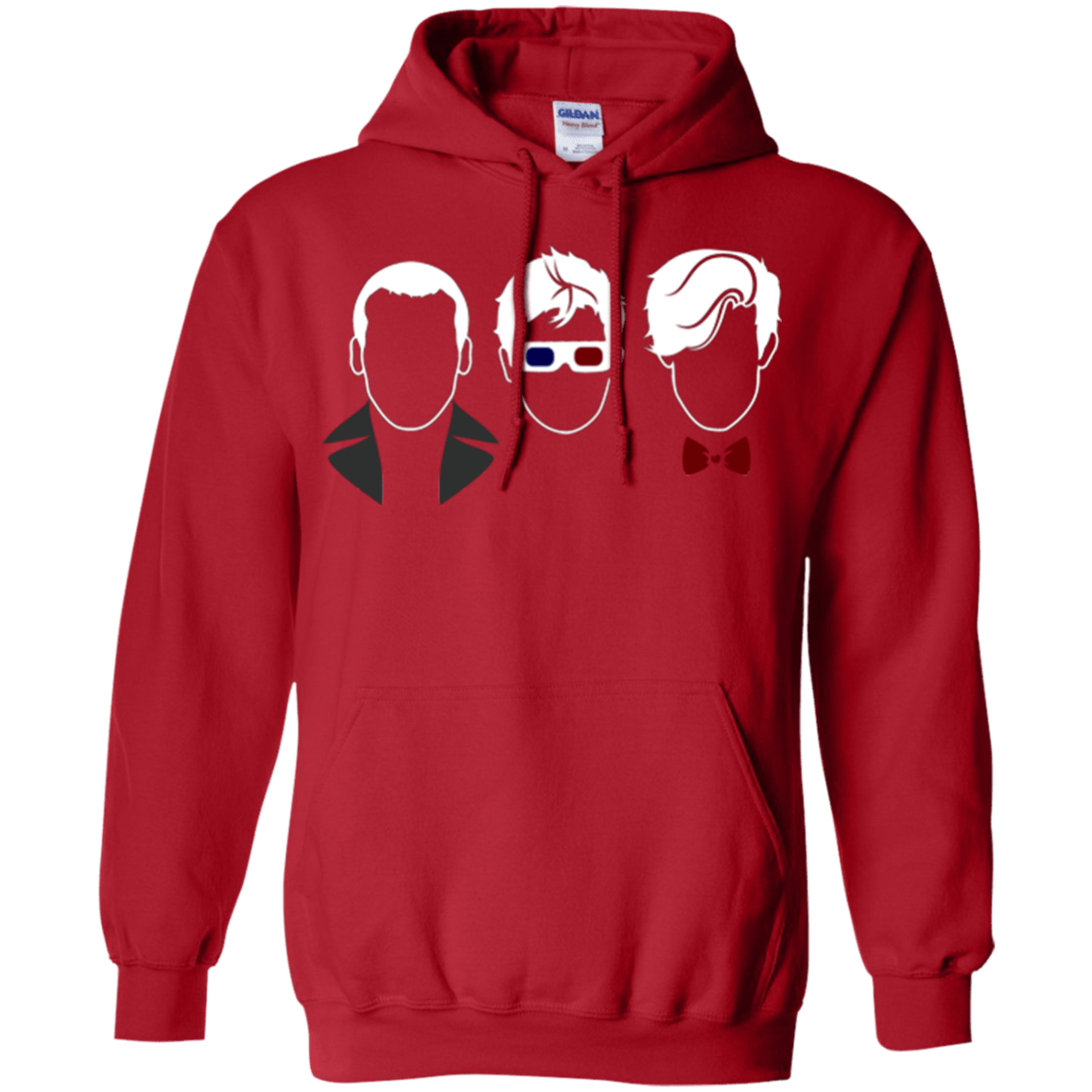 Sweatshirts Red / Small Doctors3 Pullover Hoodie