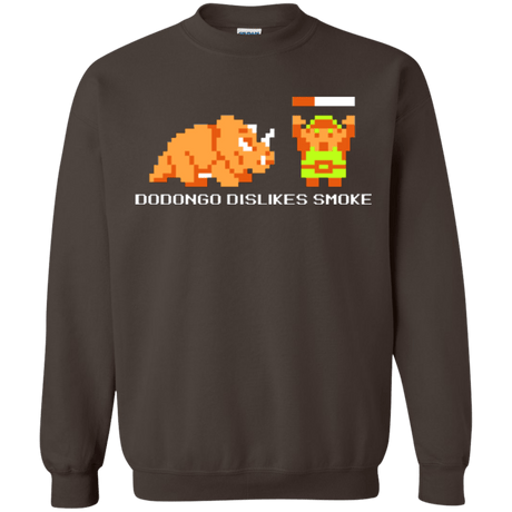 Sweatshirts Dark Chocolate / Small Dodongo Dislikes Smoke Crewneck Sweatshirt