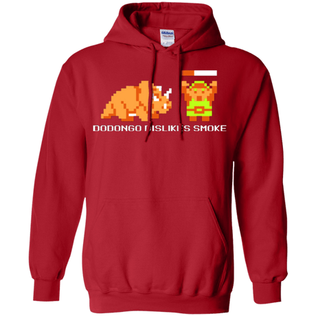 Sweatshirts Red / Small Dodongo Dislikes Smoke Pullover Hoodie