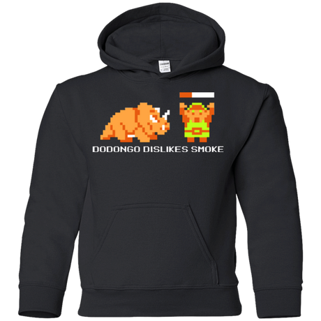 Sweatshirts Black / YS Dodongo Dislikes Smoke Youth Hoodie