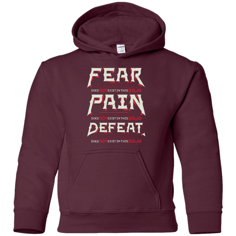 Sweatshirts Maroon / YS DOES NOT EXIST Youth Hoodie
