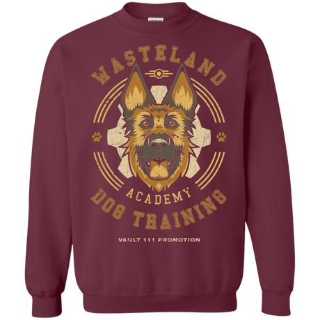 Sweatshirts Maroon / S Dogmeat Training Academy Crewneck Sweatshirt