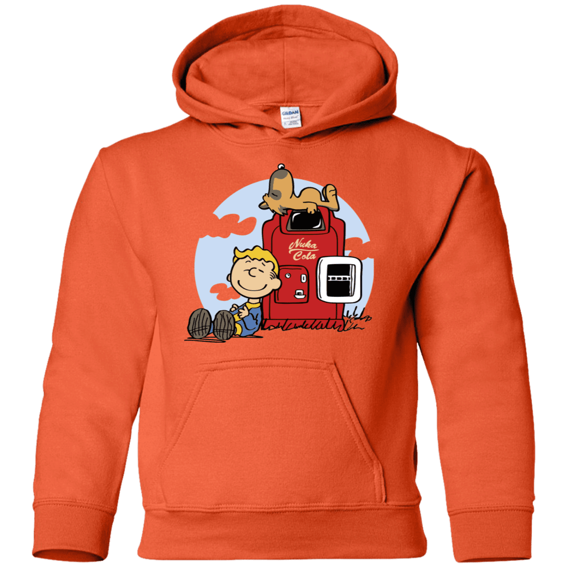 Sweatshirts Orange / YS Dogmuts Youth Hoodie