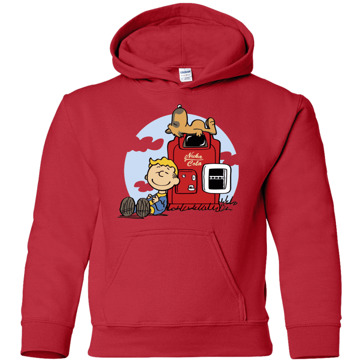 Sweatshirts Red / YS Dogmuts Youth Hoodie