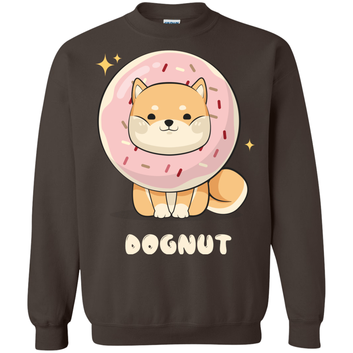 Sweatshirts Dark Chocolate / Small Dognut Crewneck Sweatshirt