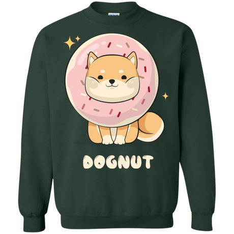 Sweatshirts Forest Green / Small Dognut Crewneck Sweatshirt